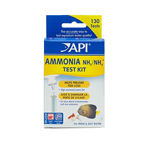 API AMMONIA 130-Test Zestaw do testowania wody słodkiej i słonej w akwarium