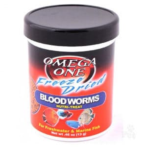 Omega One Freeze Dried Blood Worms